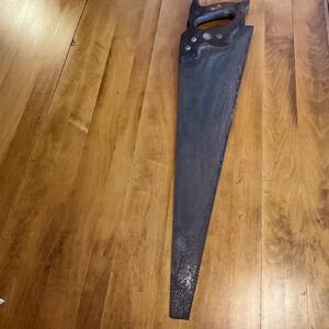 Vintage 1940's Disston‎ USA Hand Saw Woodworking Tool Antique Collectible